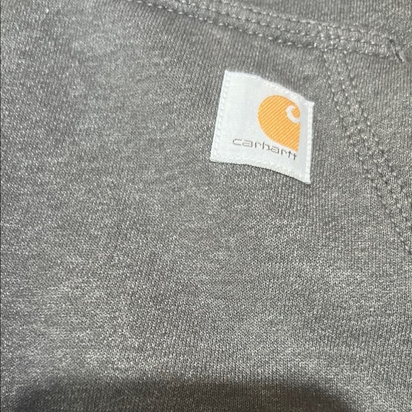 Carhartt Loose Fit Midweight Quarter Zip Mock Neck Sweatshirt - Picture 4 of 11